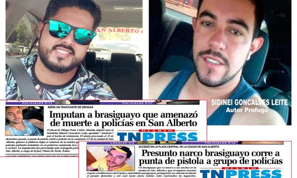 “Brasiguayo” que corrió a balazos policías  ahora intenta asesinar a joven, en San Alberto – Diario TNPRESS
