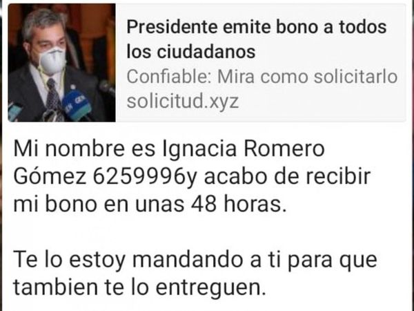 Usan la foto de Marito como gancho para robar datos