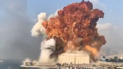 Conmoción en Líbano: dos explosiones en el puerto de Beirut dejan decenas de heridos