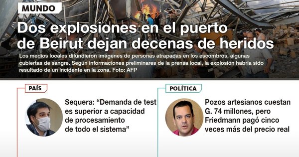 LN PM: Las noticias más importantes de la siesta