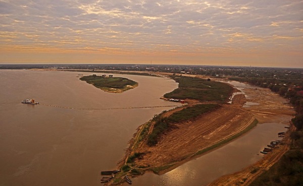 Refulado de la Defensa Costera de Pilar ya alcanzó 7,5 metros de altura