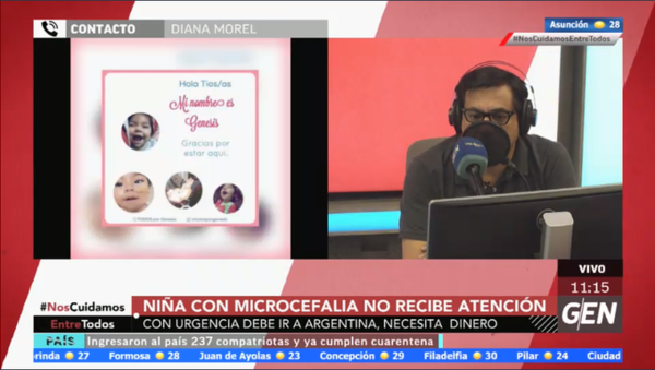 HOY / Diana Morel, madre de niña con microcefalia