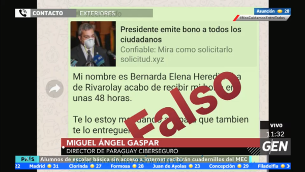 HOY / Miguel Ángel Gaspar, director de Paraguay Ciberseguro, sobre nueva modalidad de esta vía WhatsApp
