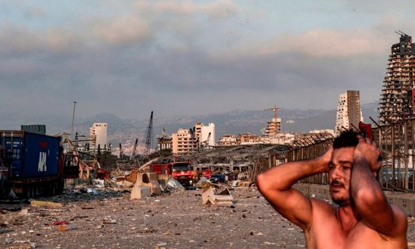 Beirut: Impactante onda expansiva de explosión