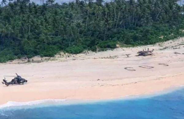 El mensaje de auxilio que salvó la vida de tres hombres en una isla desierta en el Pacífico - C9N