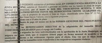 Caso barrio Fátima: ¿qué pasó del préstamo prometido por «Tati» Urbieta? | Radio Regional 660 AM