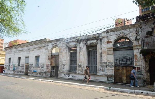 Edificios históricos de Asunción, en total estado de abandono