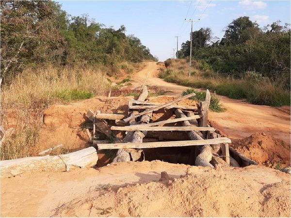 Zona agrícola ganadera, aislada desde hace dos meses en San Pedro