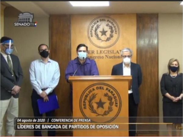 Opositores unidos denuncian plan de persecución orquestado por ANR