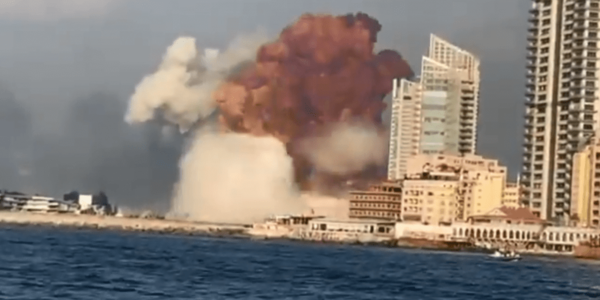 Hasta el momento la gran explosión en Beirut deja 100 muertos y 4000 heridos