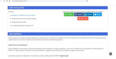 Por la pandemia, crean una nueva plataforma digital gratuita para buscar empleo - Nacionales - ABC Color