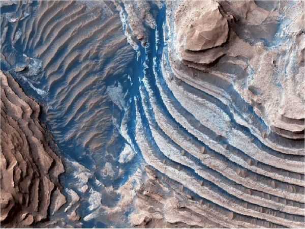 Los ríos no formaron valles de Marte, sino el deshielo de placas glaciares