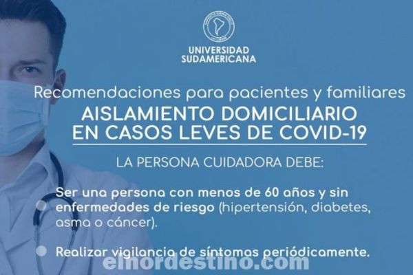 Destacada campaña en los medios de Universidad Sudamericana acompañando al Ministerio de Salud para combatir al Covid19