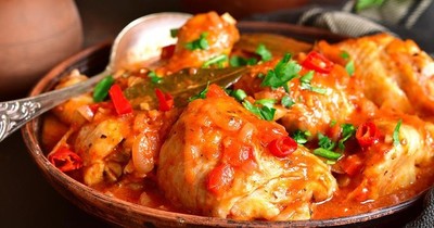 Pollo en salsa: un menú tradicional y delicioso