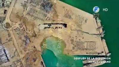 Imágenes de antes y después muestran la devastación en Beirut