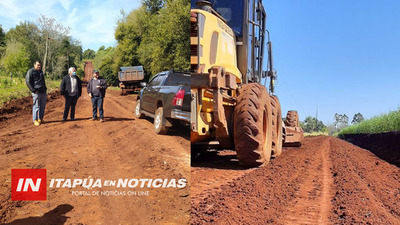 APROVECHAN BUEN TIEMPO Y REPARAN CAMINOS VECINALES EN EDELIRA
