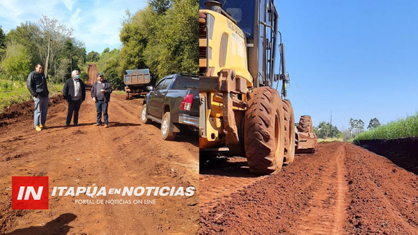 APROVECHAN BUEN TIEMPO Y REPARAN CAMINOS VECINALES EN EDELIRA