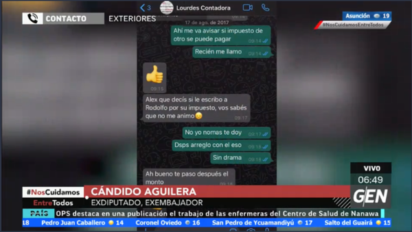 HOY / Cándido Aguilera, dirigente político del Guairá, sobre el caso Rodolfo Friedmann