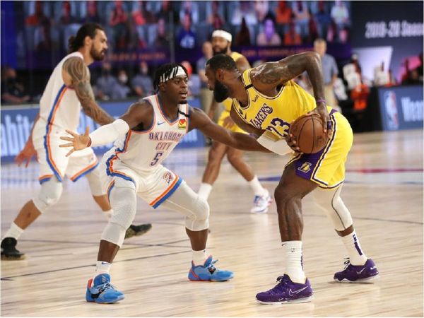 Thunder también ganan a Lakers