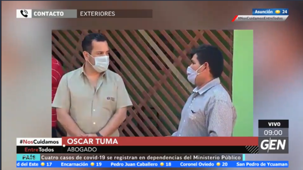HOY / Oscar Tuma, representante legal de Hugo Alexander Torales, exsecretario de Rodolfo Friedmann