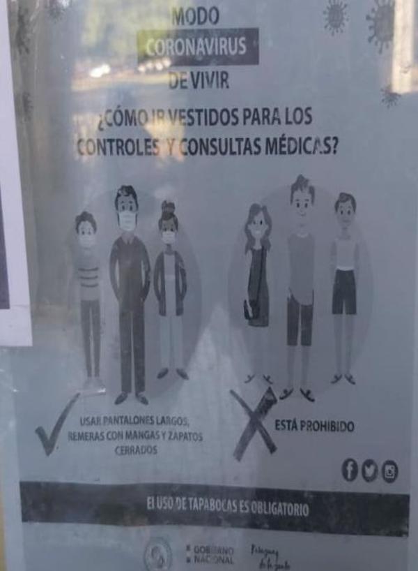 Modo COVID en IPS: ya no podrán entrar personas que usen short y musculosa