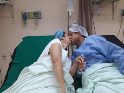 ¡Salió de alta!: Su señora le donó riñón