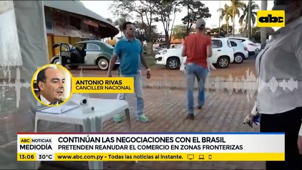 Negocian con Brasil para reanudar comercio en zonas fronterizas - ABC Noticias - ABC Color