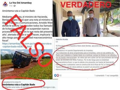 Otra falsa noticia de los perifoneros: Más otra mentira del Clan Acevedo en sus medios de comunicación.