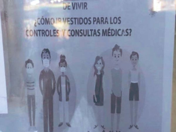 En el IPS no dejan entrar con ropa de verano