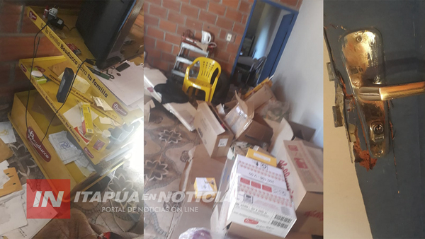 HURTAN DINERO Y DOCUMENTOS DE UN DEPÓSITO EN KAAGUY RORY