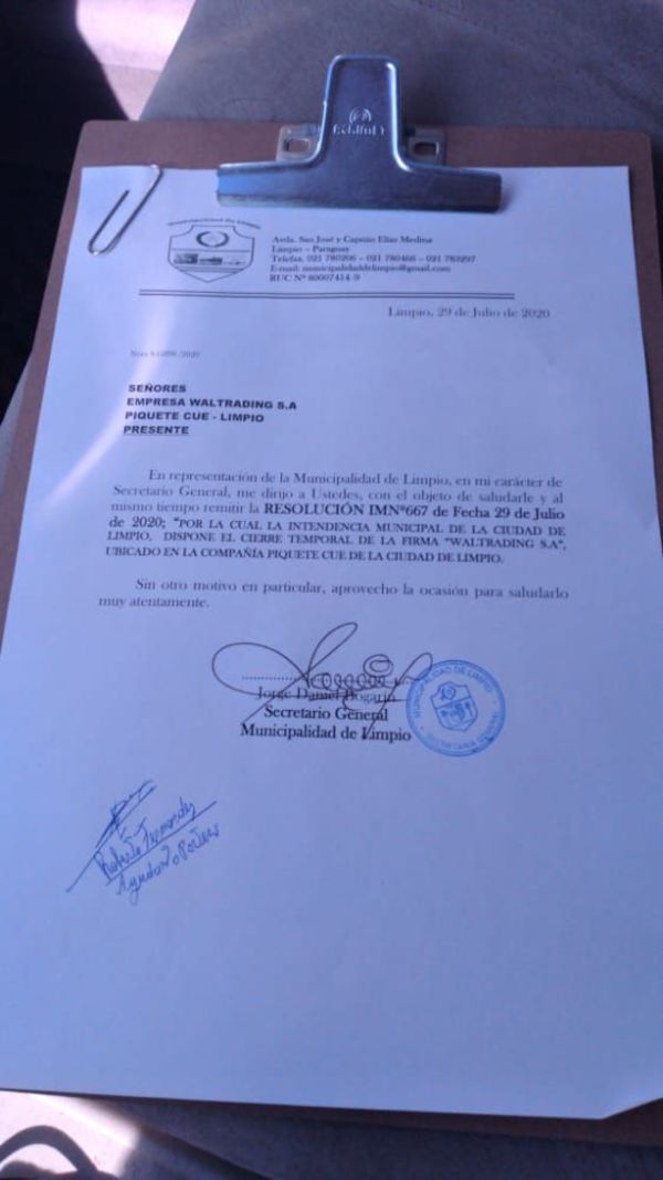 Municipalidad de Limpio ordenó el cierre temporal de curtiembre - Nacionales - ABC Color