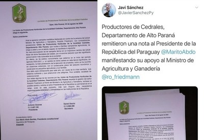 Firmantes falsos envían a Mario Abdo nota de apoyo a Friedmann - ADN Paraguayo