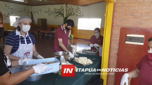 CORRECAMINATA SOLIDARIA OFRECIÓ COMILONA EN SAN ANTONIO YPECURU