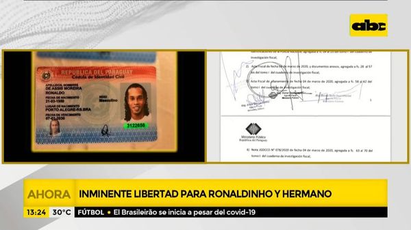 Ronaldinho y su hermano podrían salir de prisión - ABC Noticias - ABC Color