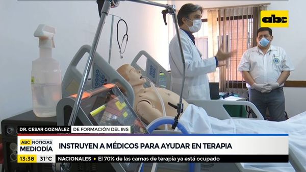 Instruyen a médicos para ayudar en Terapia - ABC Noticias - ABC Color