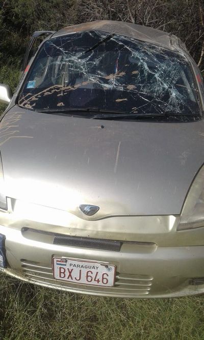 Mujer falleció tras vuelco de rodado en Loma Porã - Nacionales - ABC Color