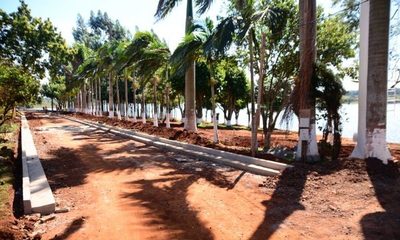 Avanzan obras en futura costanera de Ciudad del Este