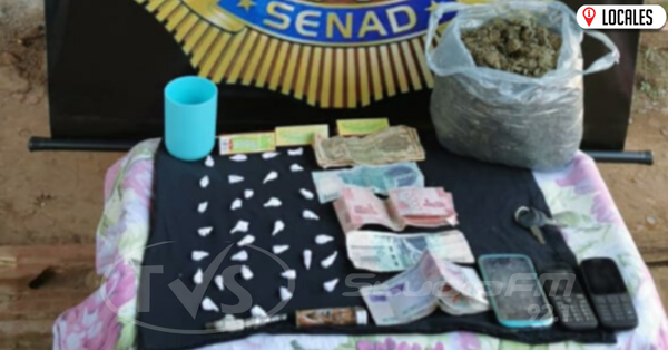 Caso Operativo SENAD: capturan a un sujeto por venta de marihuana y crack en Encarnación