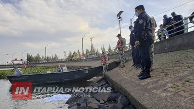 IDENTIFICAN A MUJER QUE SE ARROJÓ AL RÍO DESDE EL PUENTE MBOI CAE