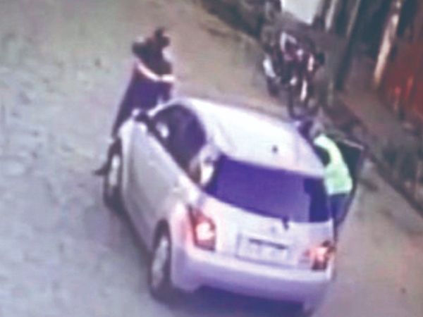 Víctima atropelló en seco a dos motochorros