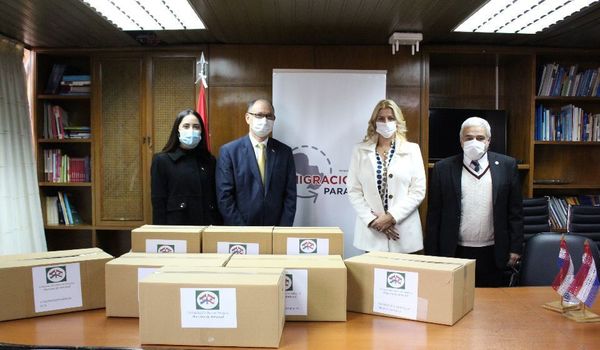 Embajada de Líbano en Paraguay dona insumos sanitarios a Migraciones - ADN Paraguayo