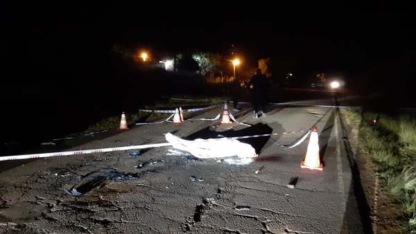 CHOQUE FRONTAL DE MOTOCICLETAS DEJA UN FALLECIDO EN EDELIRA 