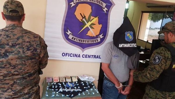 Distribuidor de cocaína fue detenido por Antinarcóticos en Asunción