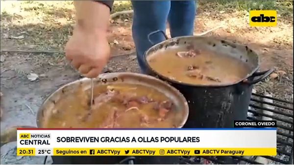 Sobreviven gracias a ollas populares - ABC Noticias - ABC Color