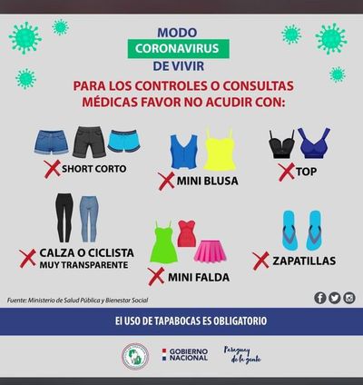Reglamento de vestimenta seguirá pero será más flexible, dice director médico de IPS - Nacionales - ABC Color