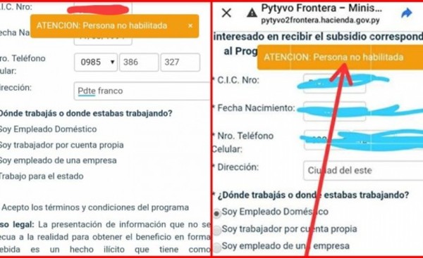 ¿Porqué no estás habilitado para revalidar tu inscripción en Pytyvo?