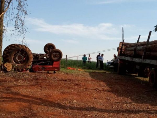 Adolescente murió aplastado por un tractor