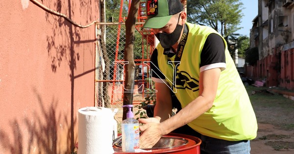 Lavamanos portátil: más cotidiano en Paraguay que en EEUU y Europa
