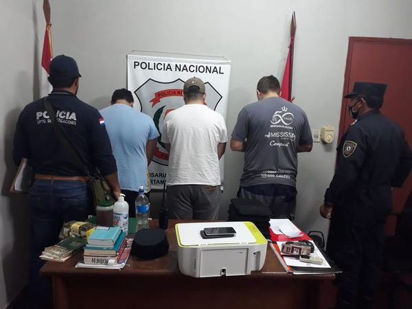 Aprehensión de personas y recuperación de objetos denunciado como hurtados - Interior - ABC Color