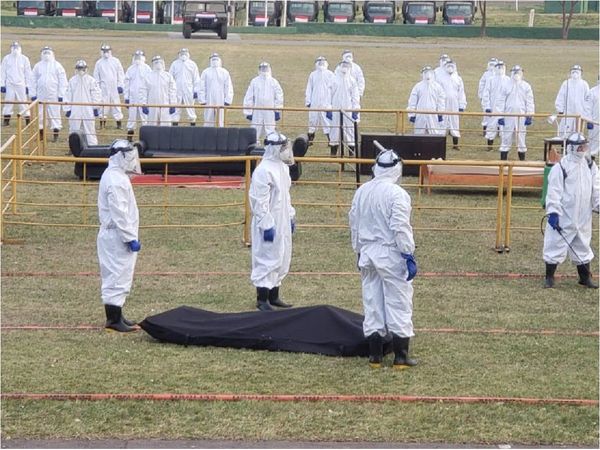 Covid-19: Fuerzas militares presentan protocolo para manejo de cadáveres